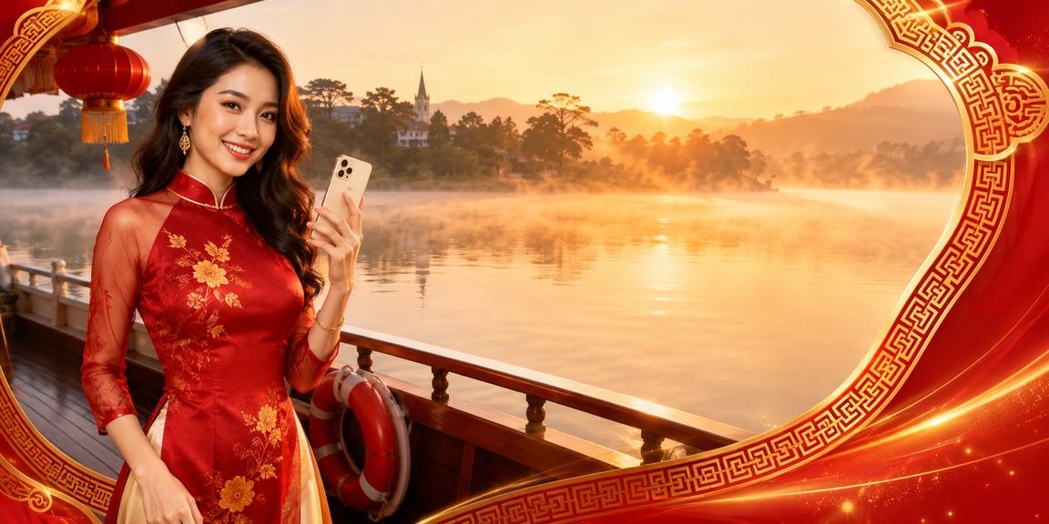 Người dùng tại Đà Lạt đang chơi slot game trên thiết bị di động