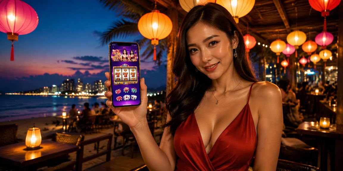 Người dùng tại Hội An nạp tiền và đặt kèo thể thao qua điện thoại vào ban đêm